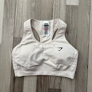 Gymshark White Sports Bra